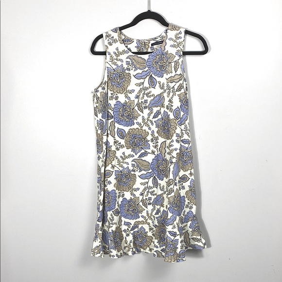 Tommy Hilfiger Linen Provincial Paisley Floral Sleeveless Dress size 8 - Picture 1 of 12